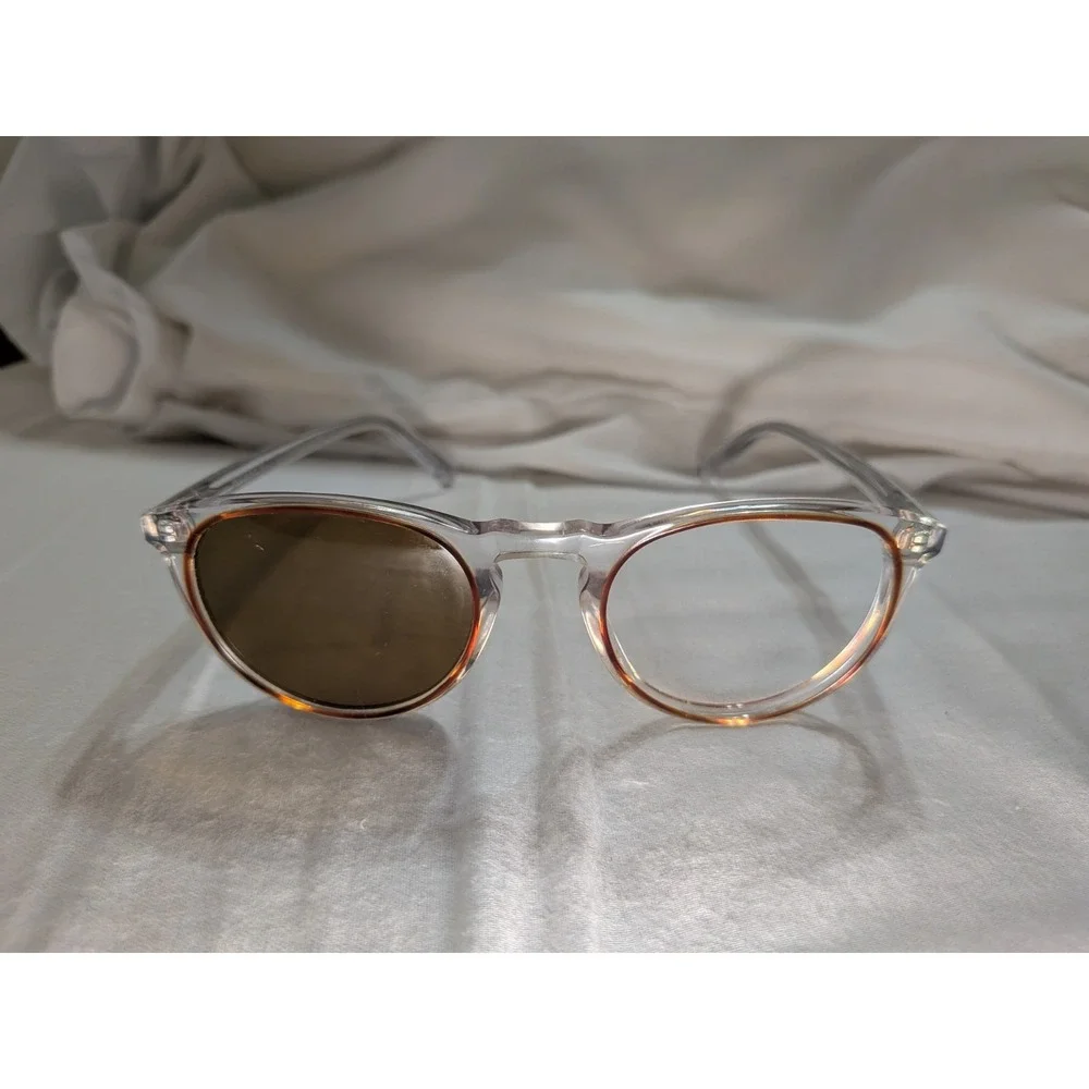 Warby Parker Haskell 566 49-22-145 Glasses Clear Tortoise Shell Round Frame only